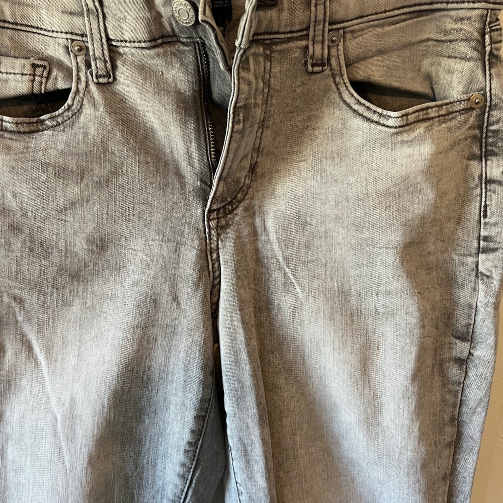 Banana Republic skinny fit black washed out jeans